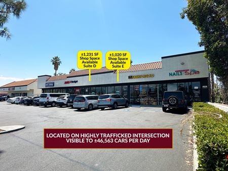 Retail space for Rent at 1615 W Redlands Blvd in Redlands