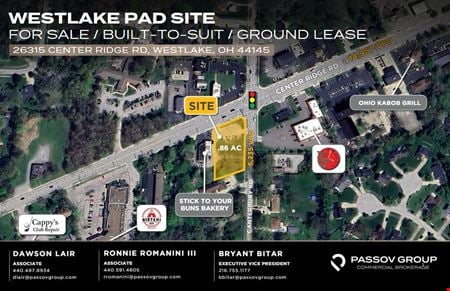VacantLand space for Rent at 26315 Center Ridge Road in Westlake