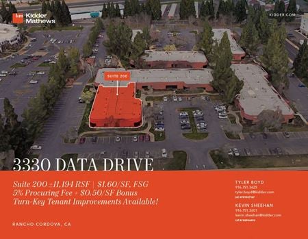 Photo of commercial space at 3330 Data Drive in Rancho Cordova