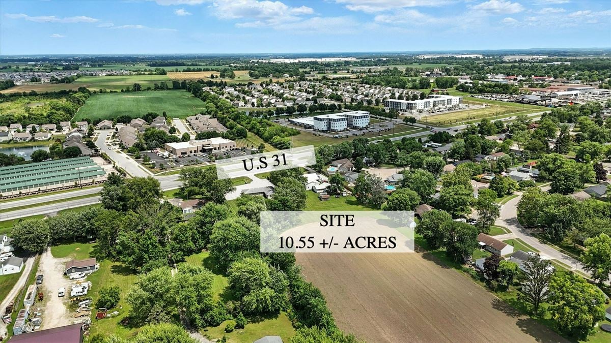 US 31, Johnson County, 10+ Acres with Office and Storage Buildings