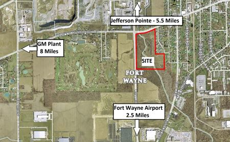 Commercial Retail and Office Land Available - Fort Wayne