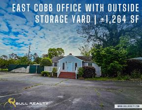 East Cobb Office/Retail with Outside Storage Yard | ±1,264 SF
