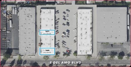 Industrial space for Rent at 1663-1677 E Del Amo Blvd in Carson