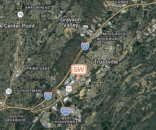 Industrial space for Rent at 3521 Vann Road in Trussville