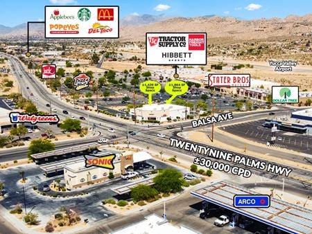 Retail space for Rent at 58132 Twentynine Palms Highway in Yucca Valley