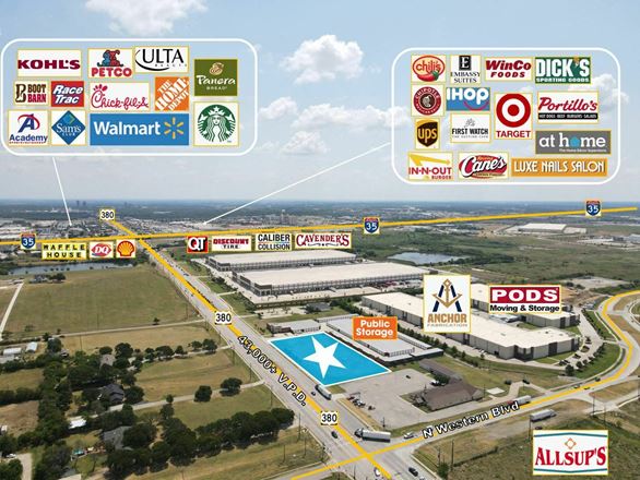 VacantLand space for Sale at 3809 W University Dr in Denton