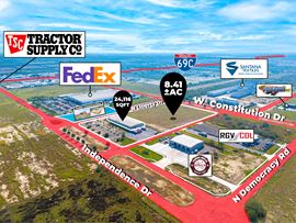 ±24,116 SF Industrial Warehouse | 8.41 ±AC |  Zoned Industrial | Edinburg, TX