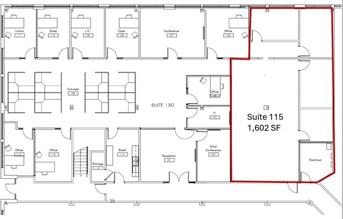 1210 Bldg. | Class A Office Space Available |  776 - 4,300 SF
