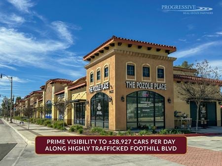 Retail space for Rent at 9606 Foothill Boulevard in Rancho Cucamonga