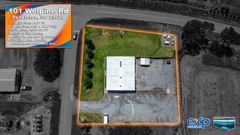 3,200 SQ FT Flex Space Near HWY 76- I-85- Pendleton