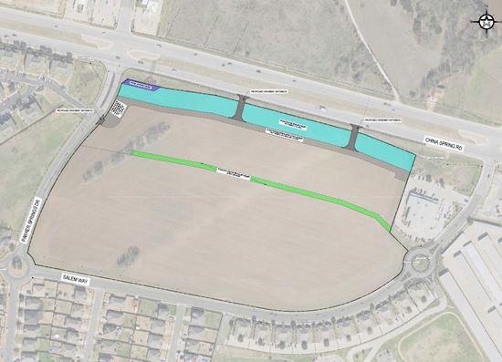 Commercial land on China Spring Road