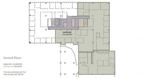 Downtown Greenville Office Space for Lease at 15 S Main Street