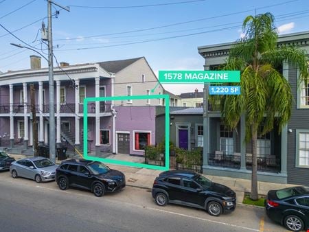 Retail space for Rent at 1578 Magazine Street in New Orleans