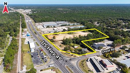 VacantLand space for Sale at  Hwy 49 & O'Neal Road in Gulfport
