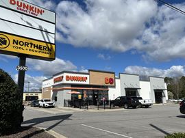1,500+ SF with Dunkin on Bragg Blvd