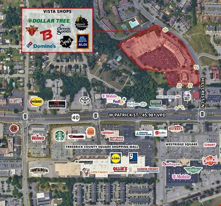 Retail space for Rent at 1080 W Patrick St in Frederick
