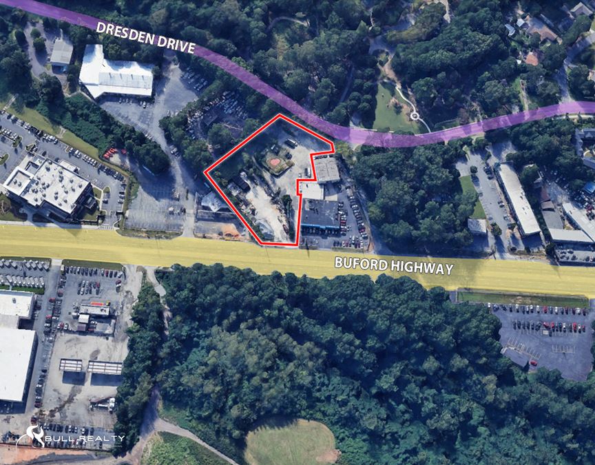 Chamblee Redevelopment Site |  ±1.90 Acres | For Sale or Ground Lease