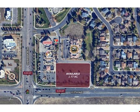 VacantLand space for Sale at NEC 112th & Sheridan  in Westminster