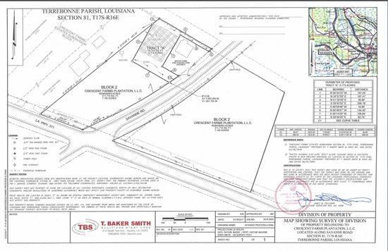 5 Acre Hard-Lit Corner on Hwy 311 in Houma