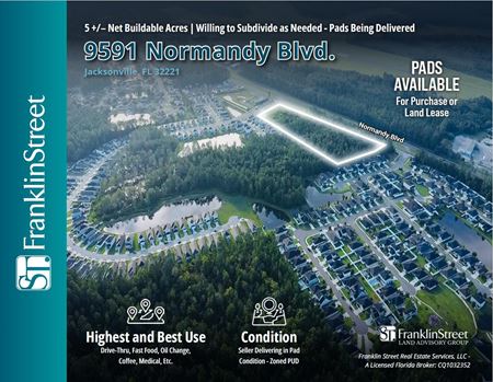 VacantLand space for Sale at 9591 Atlantic Boulevard in Jacksonville