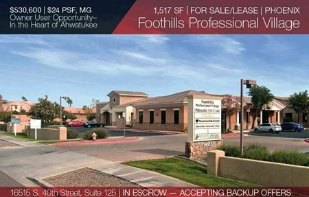 Office space for Rent at 16515 S 40th St in Phoenix