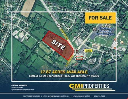 VacantLand space for Sale at 1509 Boonesboro Road in Winchester
