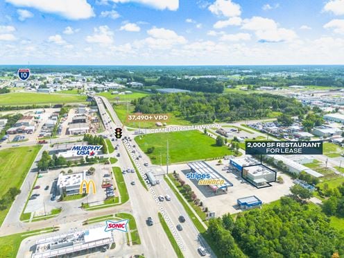 2,000 SF QSR in Operating Stripes / Sunoco Gas Station