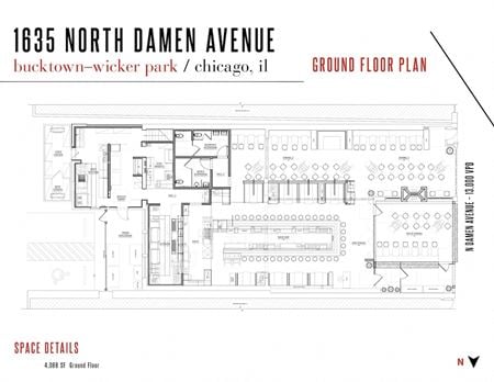 Retail space for Sale at 1635 North Damen Avenue in Chicago
