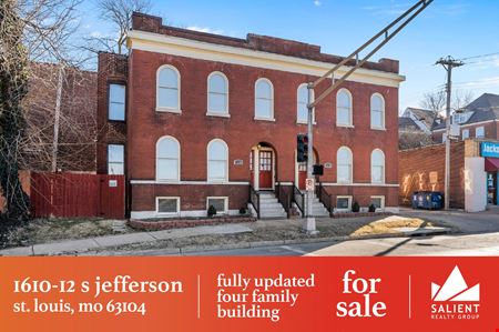Multi-Family space for Sale at 1610-1612 South Jefferson Avenue in St. Louis
