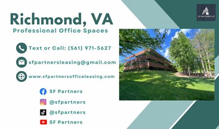 Office space for Rent at 804 Moorefield Park Drive in Richmond