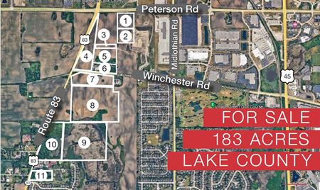 VacantLand space for Sale at Peterson Rd and Winchester Rd in Mundelein