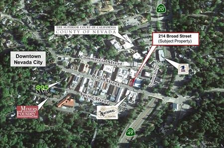 Retail space for Sale at 214 Broad Street in Nevada City