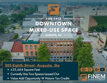 Retail space for Sale at 305 Eighth St. in Augusta
