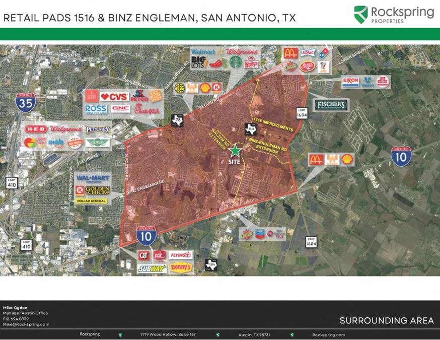 +/- 7.65 Ac. | FM 1516 & Binz-Engleman Rd | San Antonio, TX