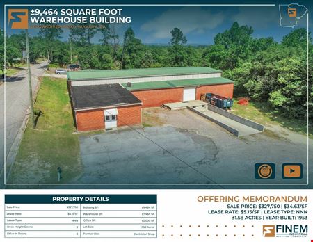 Photo of commercial space at 2110 Vandivere Rd in Augusta