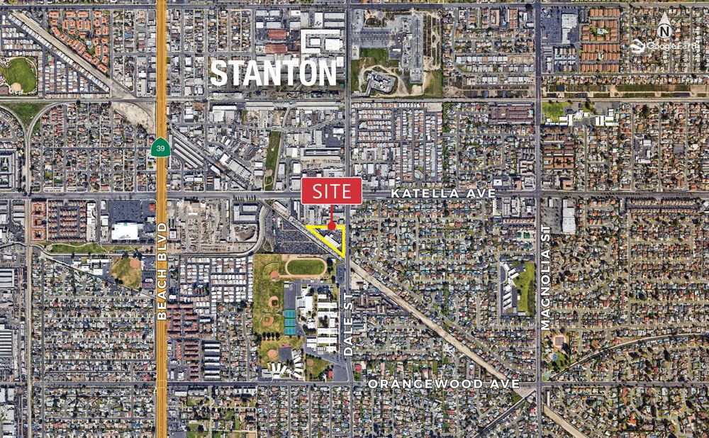 2.59 acres heavy industrial land with 23,375 SF buildings
