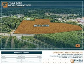 19 Ac. Residential Land | City of Aiken