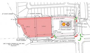 For Sale or Ground Lease I ± 2.78 Acres (Divisible) at Olympia Falls