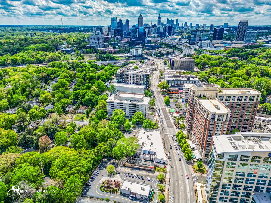 Covered Land Play | Buckhead | Peachtree Road Retail Center | ±1.38 Acres