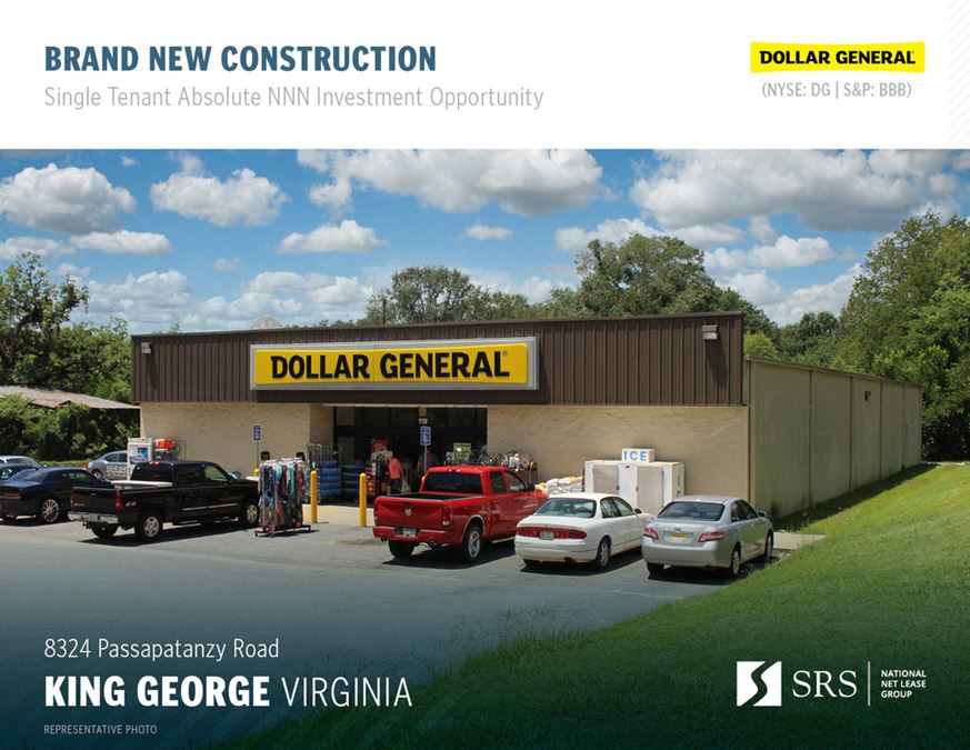King VA Dollar General 8324 Passapatanzy Rd, Passapatanzy