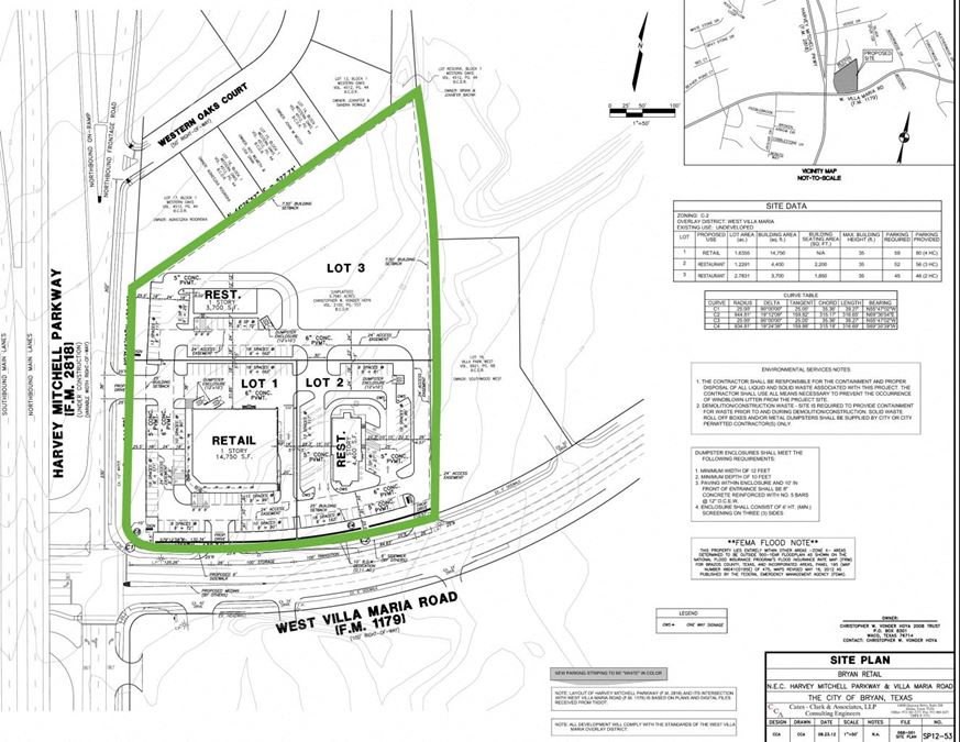 5.76 AC at NEC of W Villa Maria & FM 2818