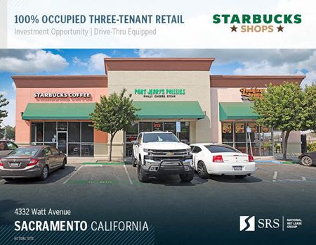 Sacramento, CA - Starbucks Strip - North Highlands