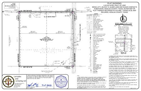 VacantLand space for Sale at 0 S. Alamo Road & Las Milpas Road in Alamo