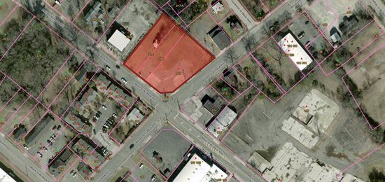 1 AC Corner Commercial Site; Downtown Rock Hill