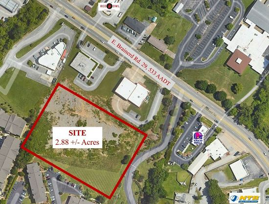 2.88 Acres | Vacant Land | 7694 E. Brainerd Rd.