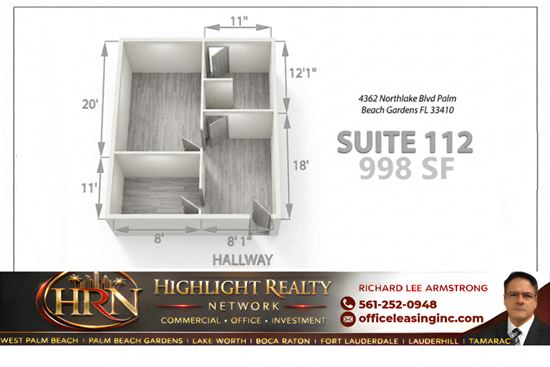 998 SF Suite 112 Professional and Medical Office Space