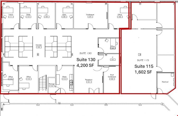 1210 Bldg. | Class A Office Space Available |  776 - 4,300 SF