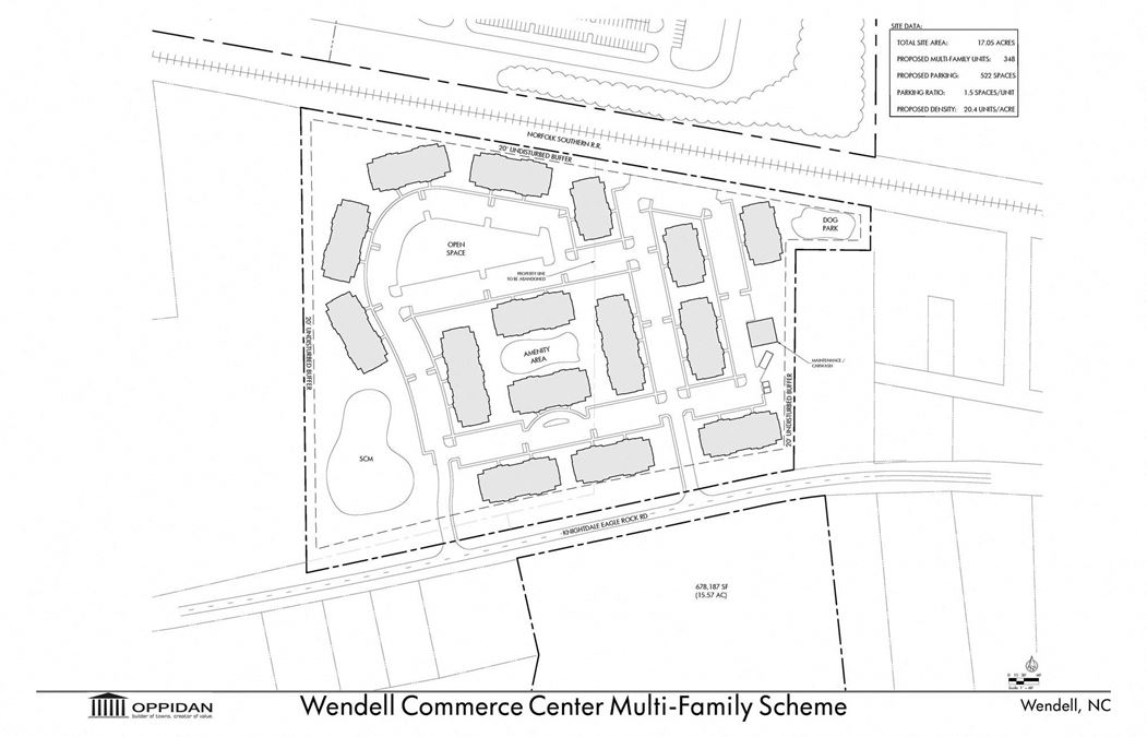 Wendell Commerce Center Multifamily Land