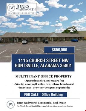 1115 Church Street NW - Huntsville Office Building