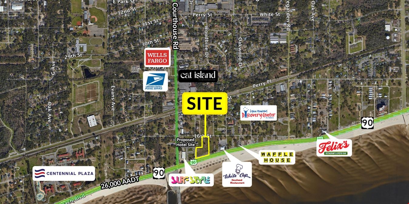 1.82 ACRES NEAR MAJOR GULFPORT INTERSECTION